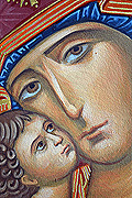 Vergine della tenerezza (particolare) 
