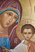 Santa famiglia (volti Maria e Gesù)