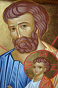 San Giuseppe con Gesù (volti)