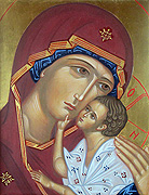 Vergine di Yaroslav /2 (fondo dorato)