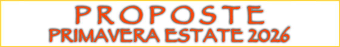 Proposte primavera estate 2026